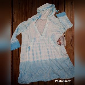 Avani the dye textured hoodie women L